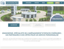 Tablet Screenshot of granimond.com